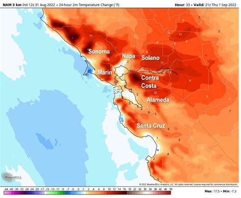 Bay Area heat on the way: Temperatures may hit 90 in some communities by mid-week
